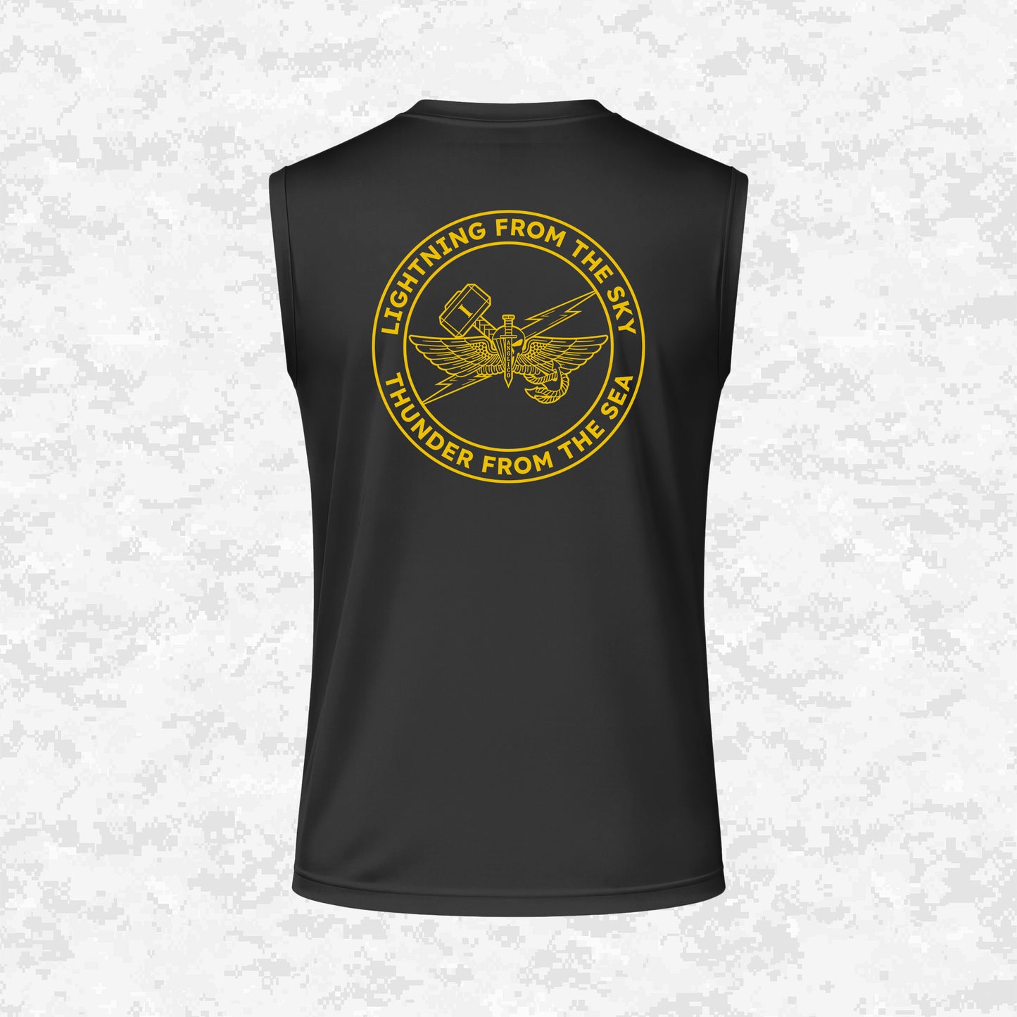 1st ANGLICO | Lightning From The Sky, Thunder From The Sea | DRIFIT Sleeveless, Tank, Sleeveless Hoodie