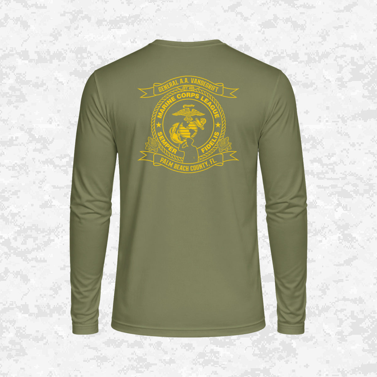 Marine Corps League | General A.A. Vandegrift Detachment #68 | DRIFIT Long sleeve, Hoodie