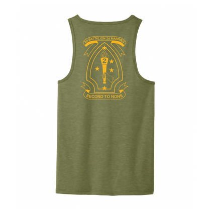 2nd Battalion 2nd Marines Unit "Warlords" #2 DRIFIT Sleeveless, Tank, Sleeveless Hoodie