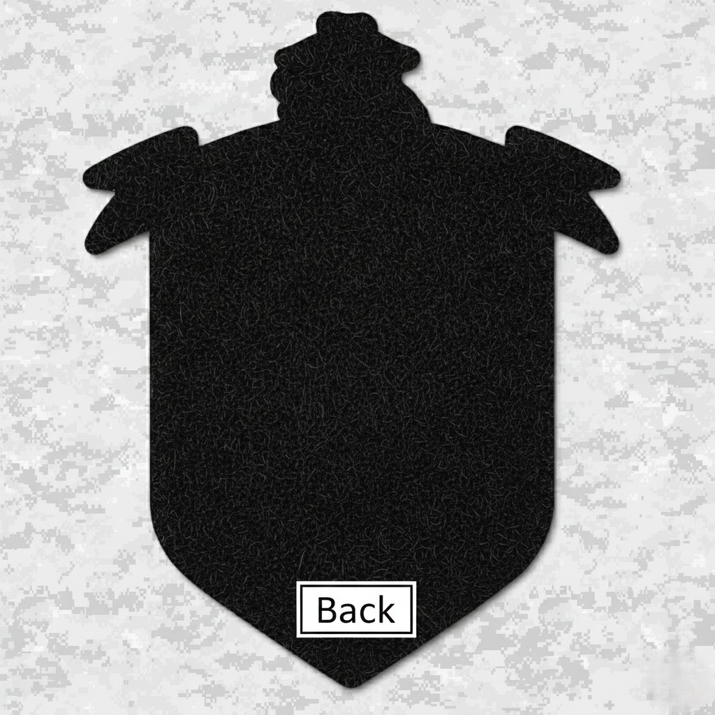 Leather Patch | 3rd ANGLICO: The Link Between Sea and Sky | Velcro Backed | Brown / Black