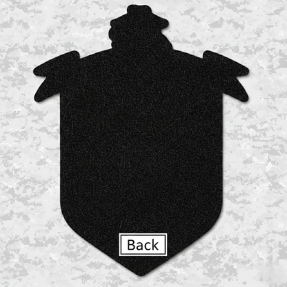 Leather Patch | 3rd ANGLICO: The Link Between Sea and Sky | Velcro Backed | Brown / Black