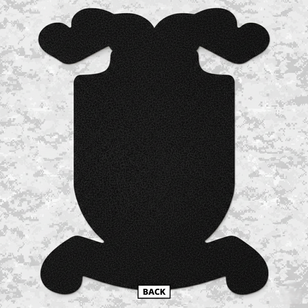 5th Battalion 11th Marines Unit "Steel Rain" #2 | Leather Patch | Velcro Backed