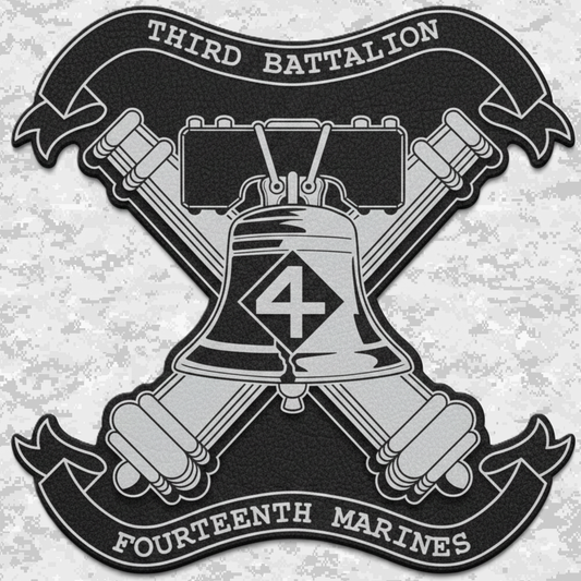3rd Battalion 14th Marines Unit "Liberty" #2 | Leather Patch | Velcro Backed