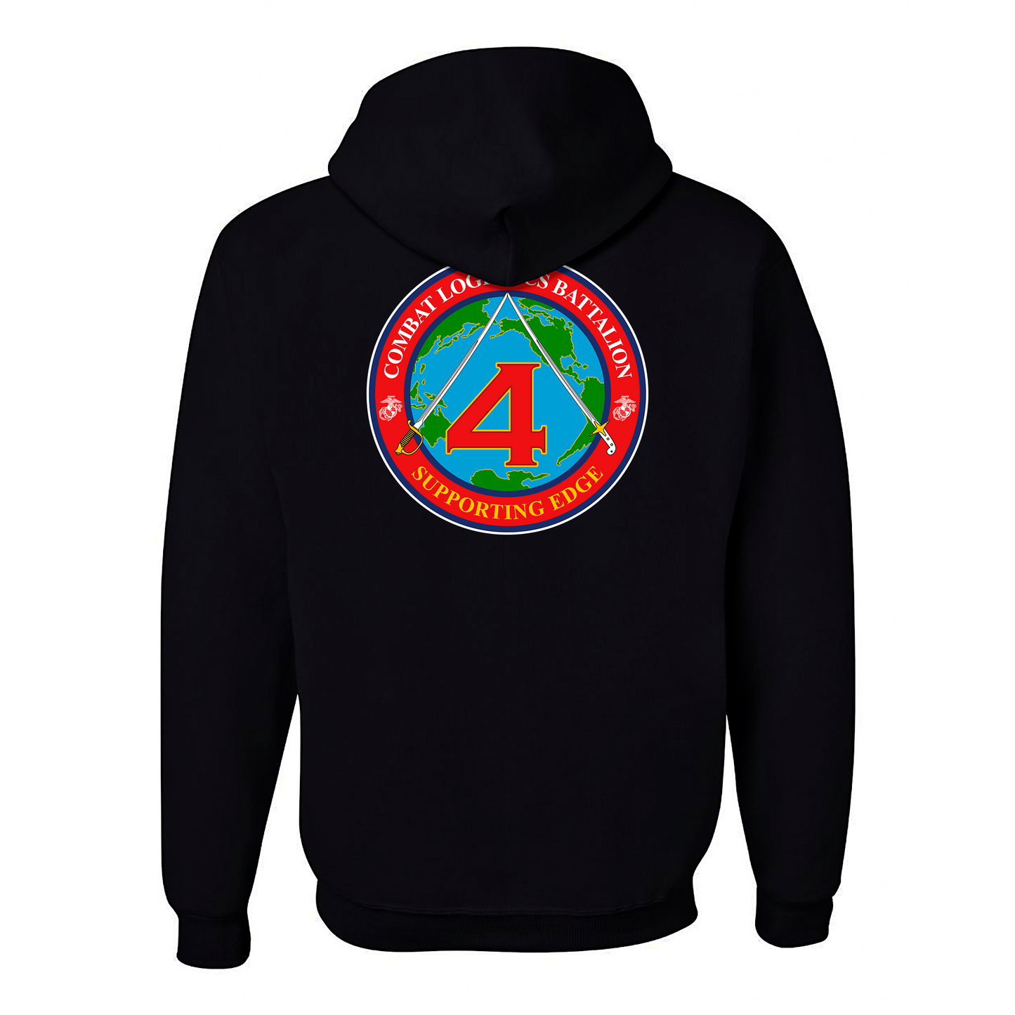 Combat Logistics Battalion 4 Unit ¨The Supporting Edge¨ Hoddie #1