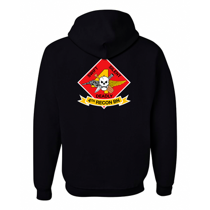 4th Reconnaissance Battalion Unit ¨Swift, Silent, Deadly¨ #2 Hoodie