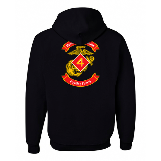 Headquarters Battalion 4th Marine Division Unit ¨Fighting Fourth¨ Hoddie