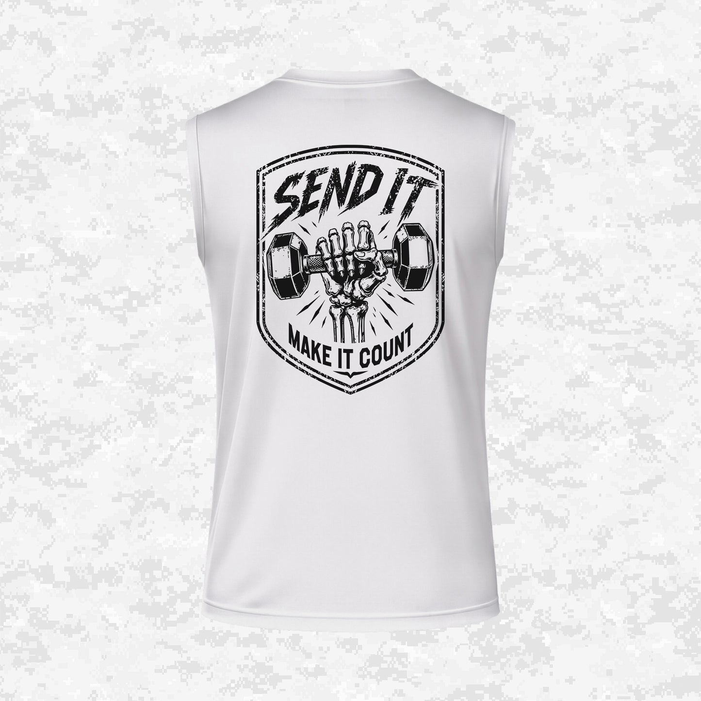Send It | Make It Count | DRIFIT Sleeveless, Tank, Sleeveless Hoodie
