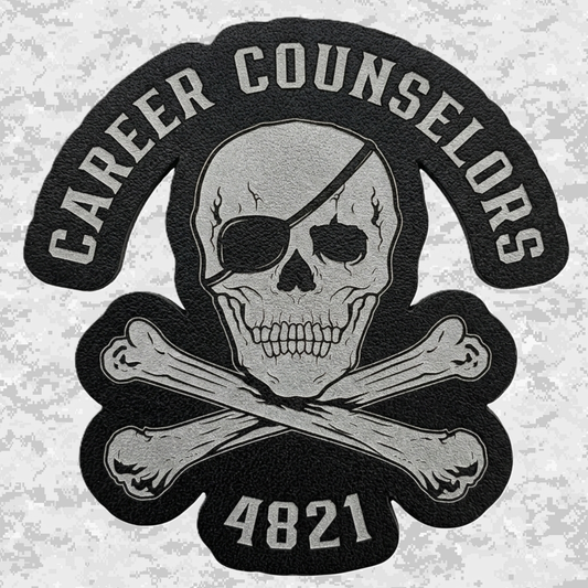 Career Counselors | MOS 4821 | Leather Patch | Velcro Backed