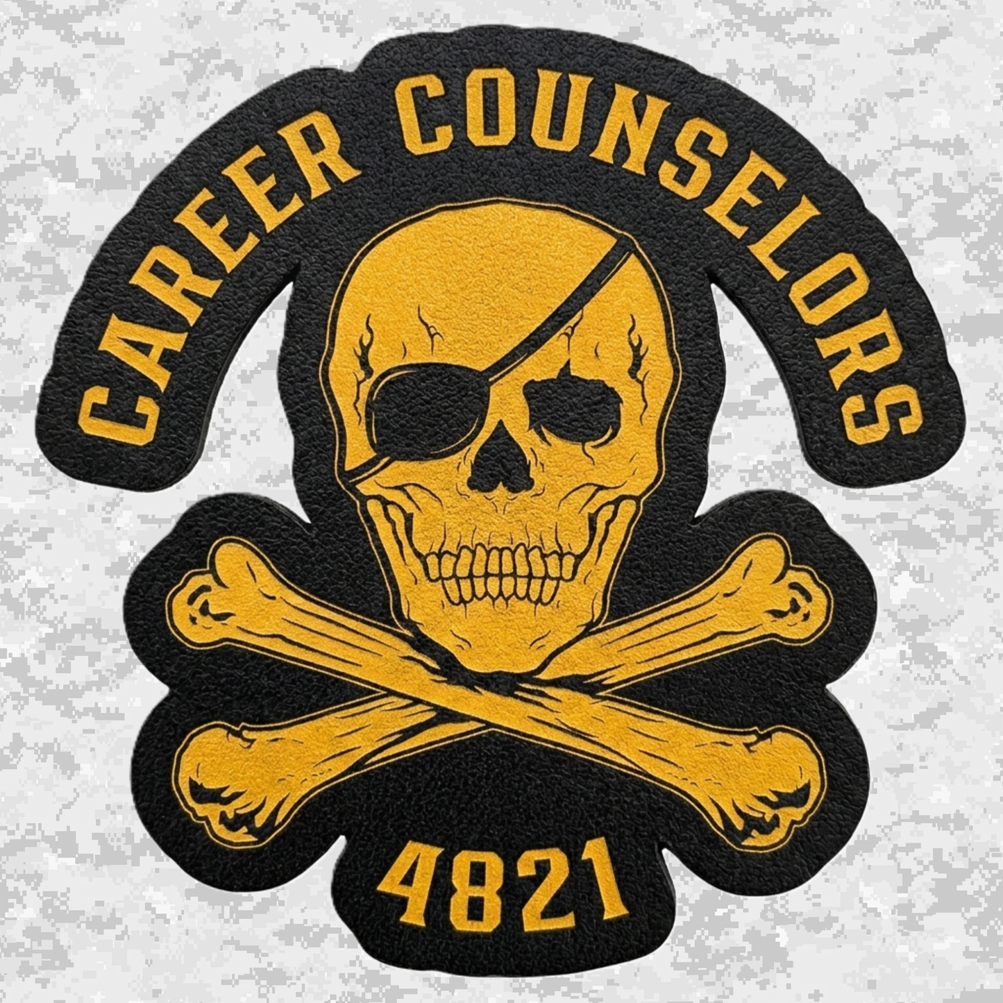 Career Counselors | MOS 4821 | Leather Patch | Velcro Backed