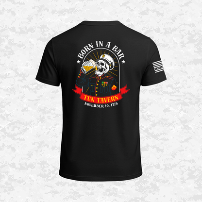 Born in a Bar, Special USMC Ranks Edition, T-Shirt