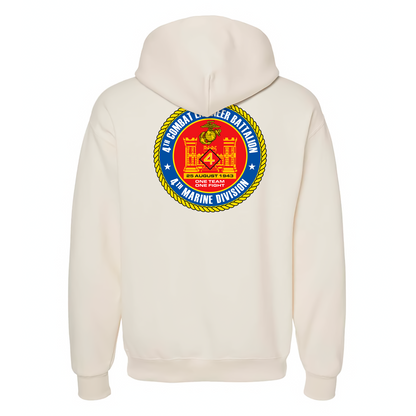 4th Combat Engineer Battalion Unit ¨One Team, One Fight¨ Hoodie  #1