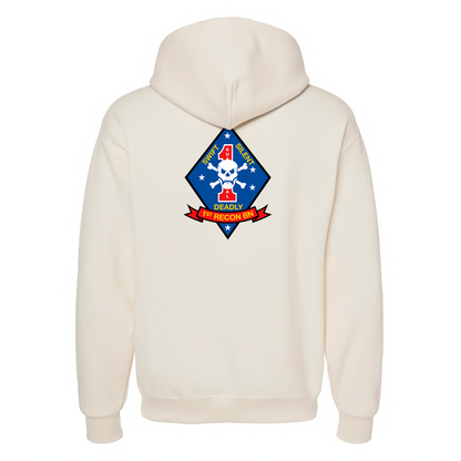 1st Reconnaissance Battalion Unit ¨Swift, Silent, Deadly¨ Hoodie