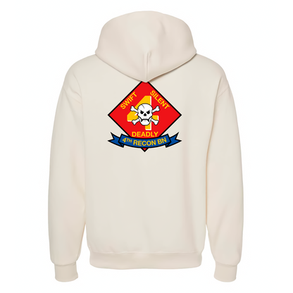 4th Reconnaissance Battalion Unit ¨Swift, Silent, Deadly¨ Hoodie