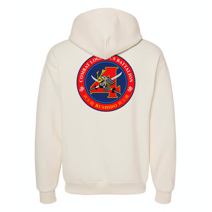 Combat Logistics Battalion 4 Unit ¨Bushido¨ Hoodie #2