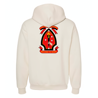 2nd Battalion 2nd Marines Unit ¨Warlords¨ Hoodies #2