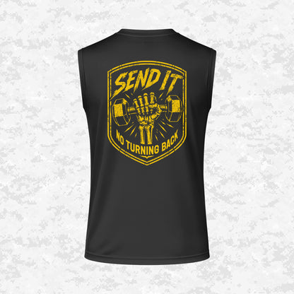 Send It | No Turning Back | DRIFIT Sleeveless, Tank, Sleeveless Hoodie