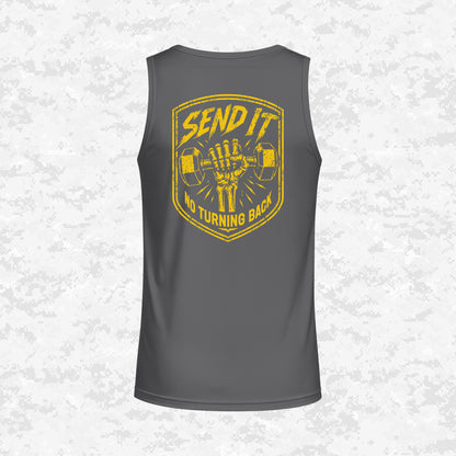 Send It | No Turning Back | DRIFIT Sleeveless, Tank, Sleeveless Hoodie