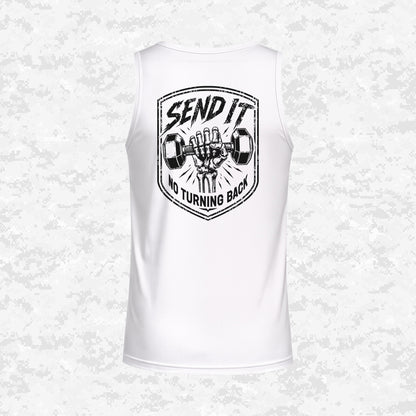 Send It | No Turning Back | DRIFIT Sleeveless, Tank, Sleeveless Hoodie