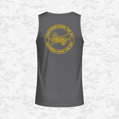 6th ANGLICO | Lightning From The Sky, Thunder From The Sea | DRIFIT Sleeveless, Tank, Sleeveless Hoodie
