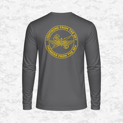 3rd ANGLICO | Lightning From The Sky, Thunder From The Sea | DRIFIT Long sleeve, Hoodie