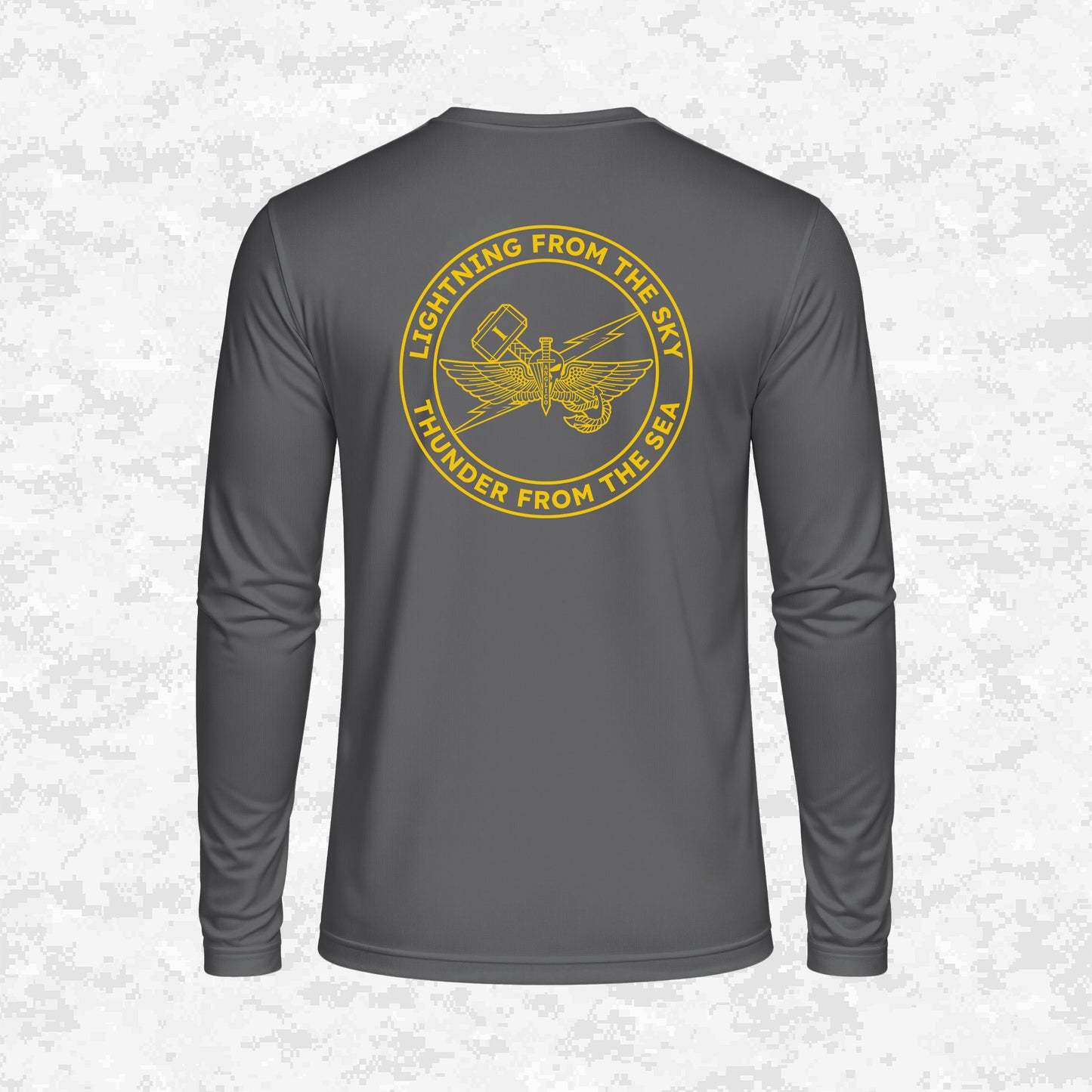 1st ANGLICO | Lightning From The Sky, Thunder From The Sea | DRIFIT Long sleeve, Hoodie