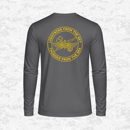 1st ANGLICO | Lightning From The Sky, Thunder From The Sea | DRIFIT Long sleeve, Hoodie