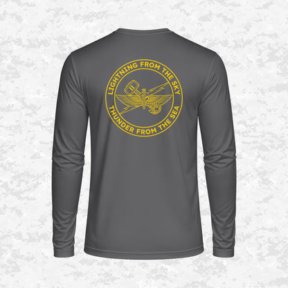 2nd ANGLICO | Lightning From The Sky, Thunder From The Sea | DRIFIT Long sleeve, Hoodie