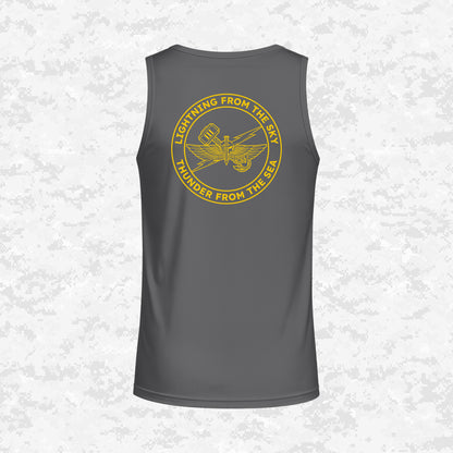 3rd ANGLICO | Lightning From The Sky, Thunder From The Sea | DRIFIT Sleeveless, Tank, Sleeveless Hoodie