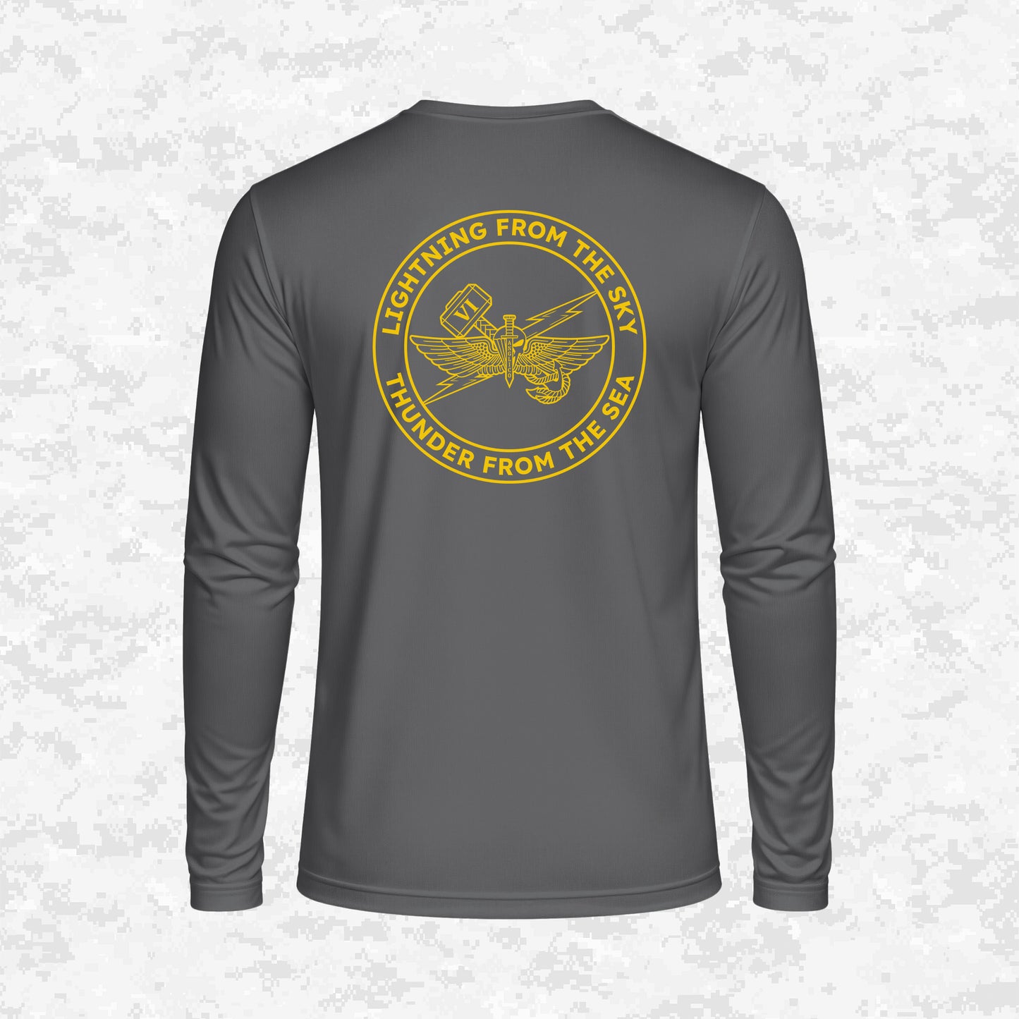 6th ANGLICO | Lightning From The Sky, Thunder From The Sea | DRIFIT Long sleeve, Hoodie