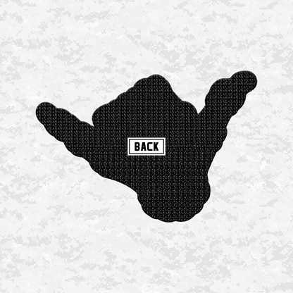 Tactical Shaka | Hang Tough | Leather Patch | Velcro Backed