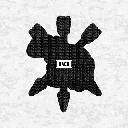 Hunt the Dark | Leather Patch | Velcro Backed