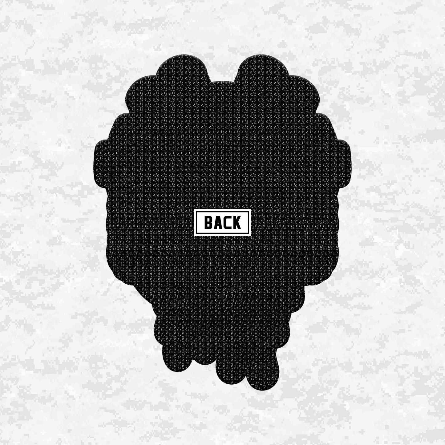 Face Life with a Smile | Tactical Skull | Leather Patch | Velcro Backed