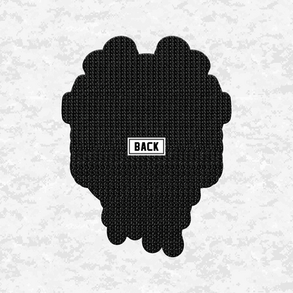 Face Life with a Smile | Tactical Skull | Leather Patch | Velcro Backed