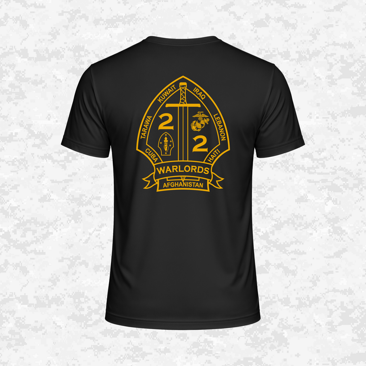 2nd Battalion 2nd Marines Unit "Warlords" Classic Edition #1 | DRIFIT Shirt