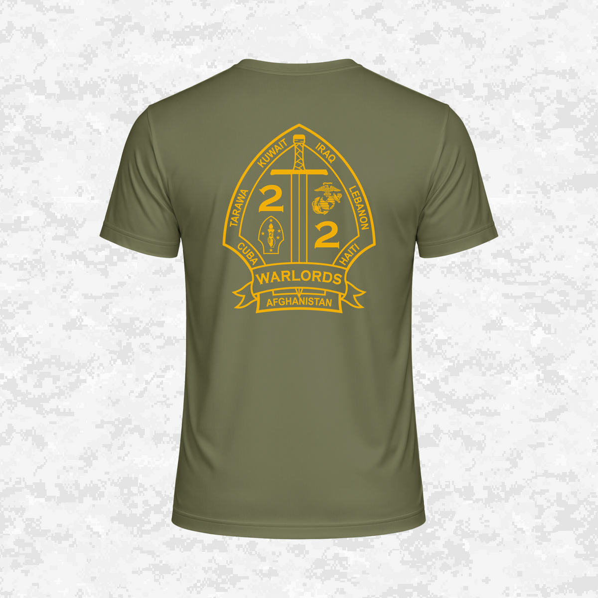 2nd Battalion 2nd Marines Unit "Warlords" Classic Edition #1 | DRIFIT Shirt