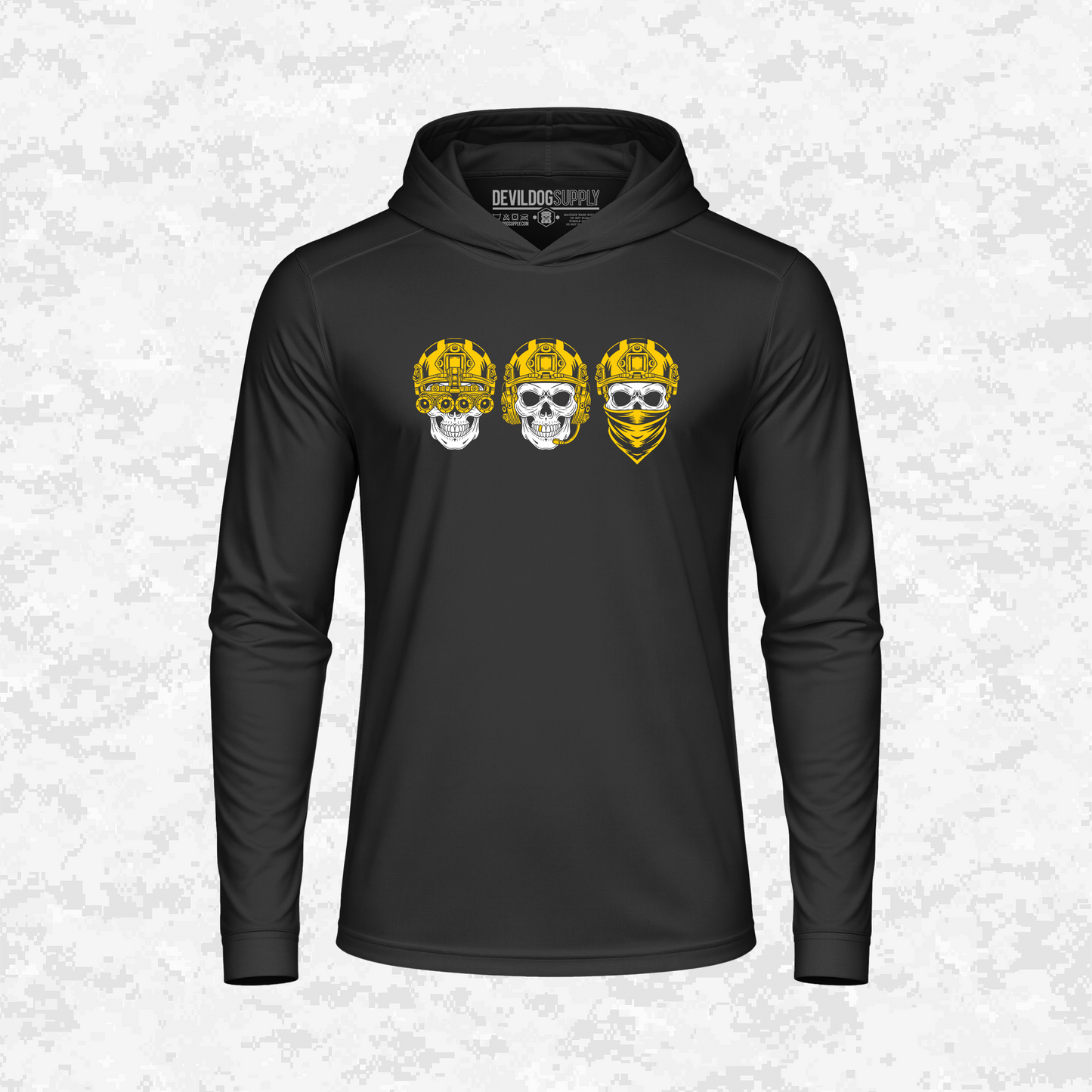 Shadow Discipline: Sight, Sound, Speech | DRIFIT Long sleeve, Hoodie