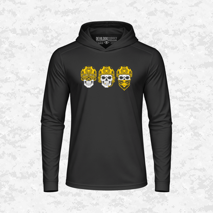 Shadow Discipline: Sight, Sound, Speech | DRIFIT Long sleeve, Hoodie
