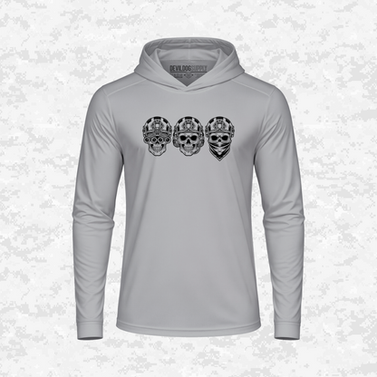 Shadow Discipline: Sight, Sound, Speech | DRIFIT Long sleeve, Hoodie