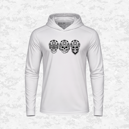 Shadow Discipline: Sight, Sound, Speech | DRIFIT Long sleeve, Hoodie