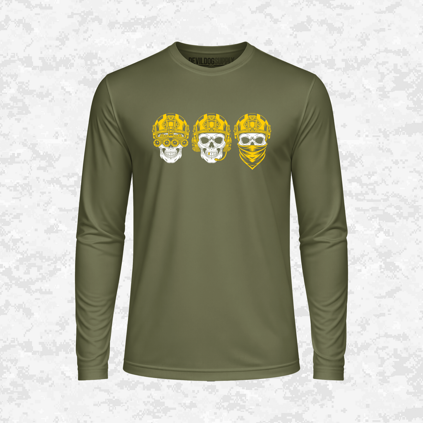 Shadow Discipline: Sight, Sound, Speech | DRIFIT Long sleeve, Hoodie