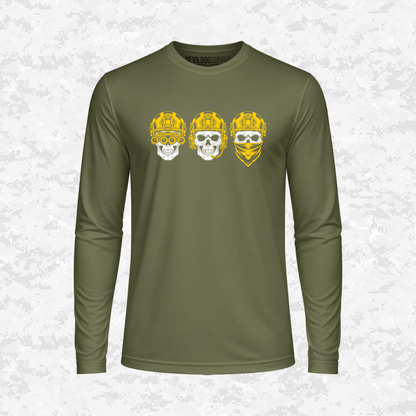 Shadow Discipline: Sight, Sound, Speech | DRIFIT Long sleeve, Hoodie