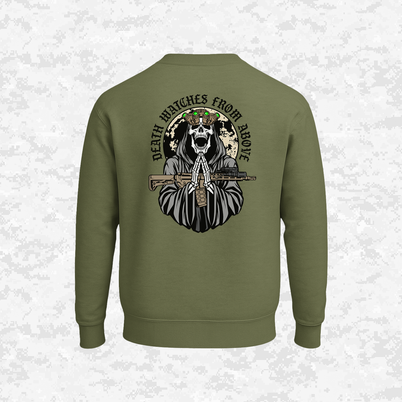 Death Watches From Above | Global Overwatch | Sweatshirt