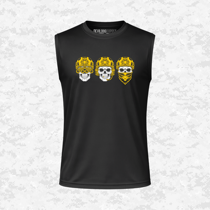 Shadow Discipline: Sight, Sound, Speech | DRIFIT Sleeveless, Tank, Sleeveless Hoodie