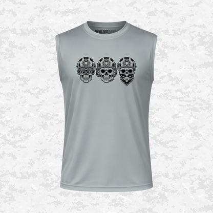Shadow Discipline: Sight, Sound, Speech | DRIFIT Sleeveless, Tank, Sleeveless Hoodie