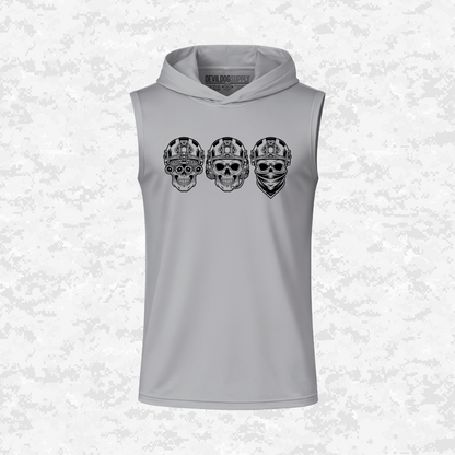 Shadow Discipline: Sight, Sound, Speech | DRIFIT Sleeveless, Tank, Sleeveless Hoodie