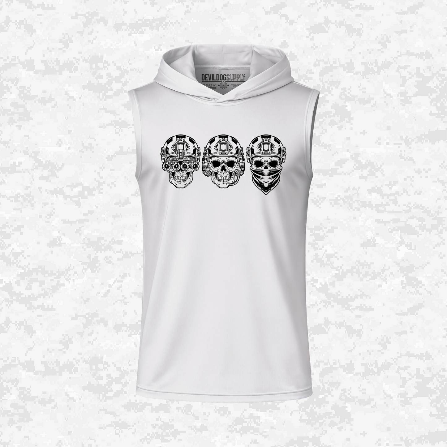 Shadow Discipline: Sight, Sound, Speech | DRIFIT Sleeveless, Tank, Sleeveless Hoodie