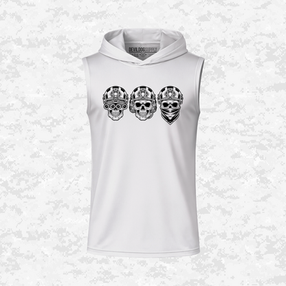Shadow Discipline: Sight, Sound, Speech | DRIFIT Sleeveless, Tank, Sleeveless Hoodie
