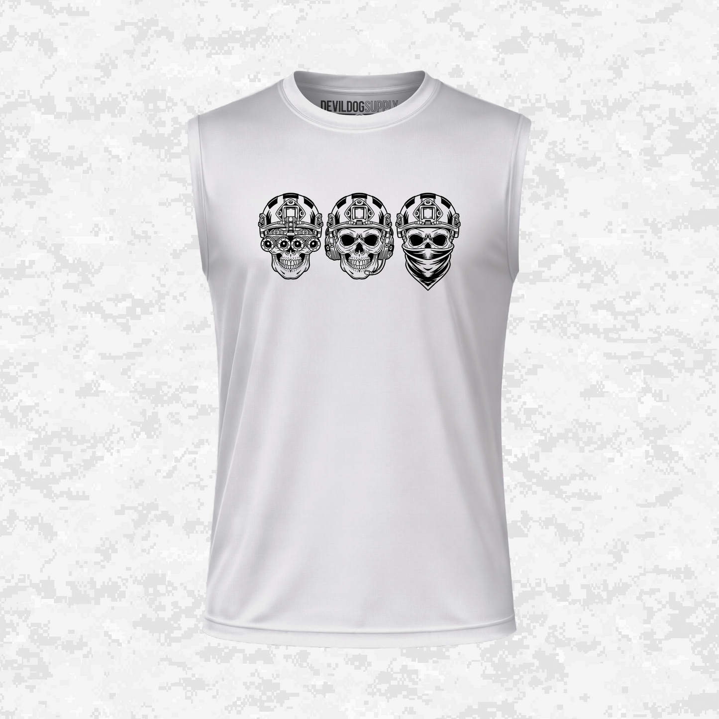 Shadow Discipline: Sight, Sound, Speech | DRIFIT Sleeveless, Tank, Sleeveless Hoodie