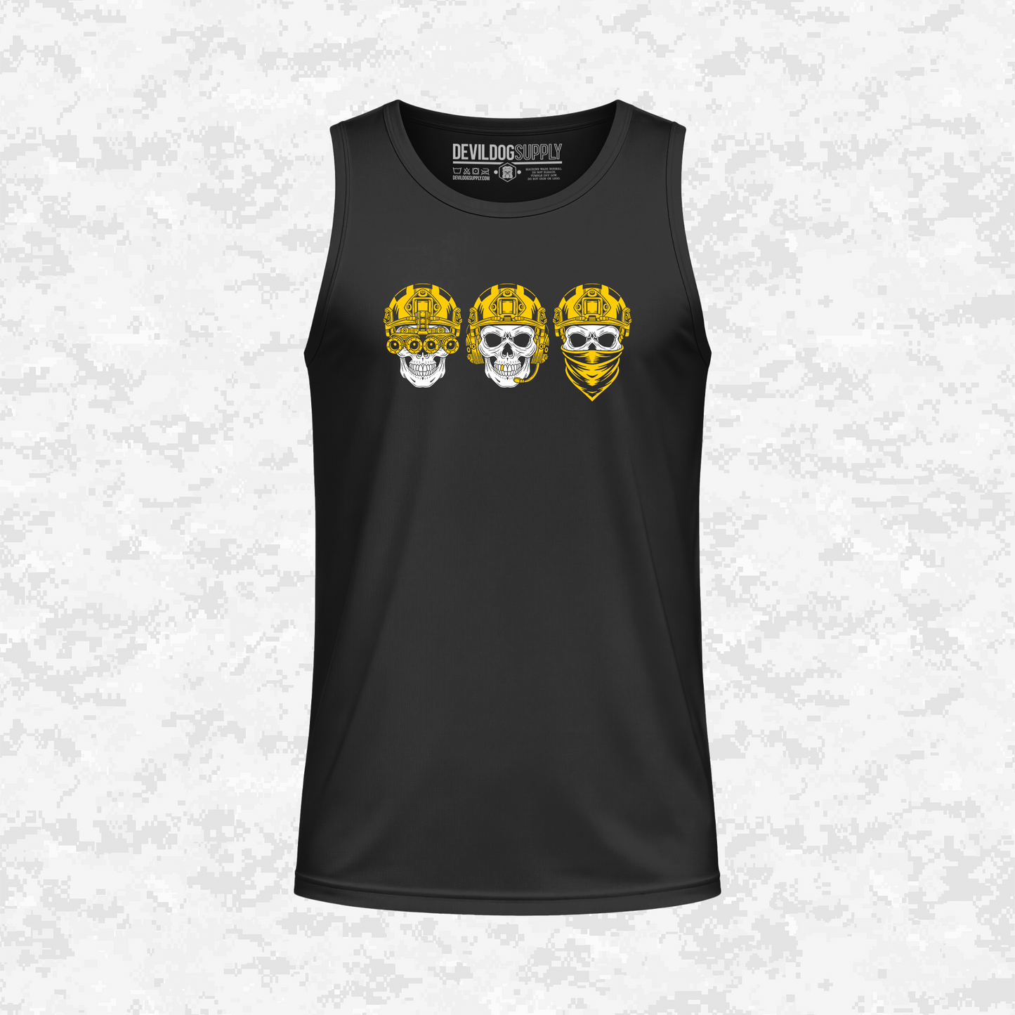 Shadow Discipline: Sight, Sound, Speech | DRIFIT Sleeveless, Tank, Sleeveless Hoodie