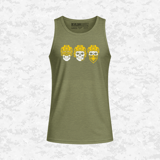Shadow Discipline: Sight, Sound, Speech | DRIFIT Sleeveless, Tank, Sleeveless Hoodie